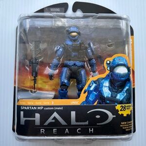 McFarlane Toys Halo Reach Series 3 SPARTAN MP Blue Action Figure CARD SEPARATED